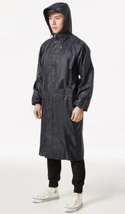 INFISPACE Solid Men Raincoat