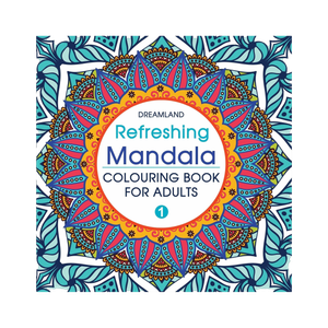 Refreshing Mandala- Colouring Book for Adults Book 1  - Intricate Mandala Designs for Mindfulness, Relaxation & Creativity | High Quality Paper for Pens, Pencils & Markers
