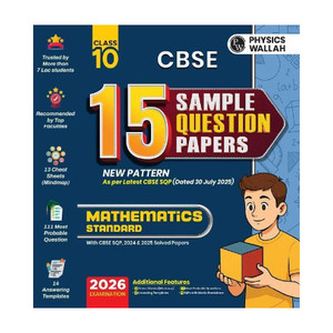 PW CBSE Class 10 Mathematics Sample Papers 2026 | 15 Papers + Mind Maps ...