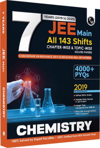 PW JEE Main 7 Years (2019 - 2025) Chemistry All 144 Shifts Online Previous Years Solved Papers Chapterwise and Topicwise PYQs For JEE Main 2026 Exams | Concentrate on Relevance