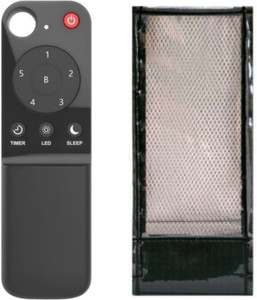 Ethex (Remote + Cover) Fan remote compatible with original Atomberg fan remote Replacement for Atomberg fan With PU Leather Protective Cover Remote Controller