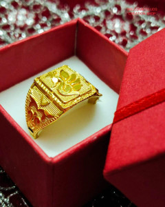 UDS CREATION MAN FOR RING / 1 YEAR VALIDITY RING (PACK OF 1) Brass Gold Plated Ring Set