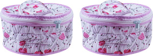 survi Chappati Box Floral Print Roti Round Flap Cover