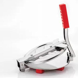 LKY Hot Steel Puri Maker Hand Press Machine Roti/Chapati/Papad/Khakhra/Poori Presser Manual Dough Press