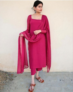 wearnica Self Design Kurta, Salwar & Dupatta Set