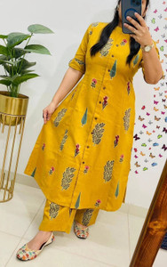 JivaQ Women Kurta Pant Set