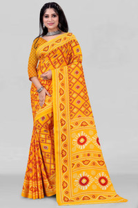 Leelavati Printed Bandhani Georgette Saree