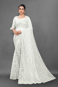 Nancy Fashion Self Design Bollywood Net Saree