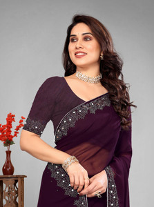kavu fashion Self Design Daily Wear Lace Saree