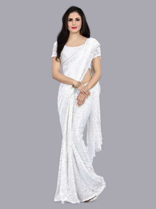 TVISHAFASHION Self Design Bollywood Net Saree