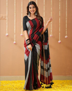 sourav biswas Woven Handloom Pure Cotton Saree