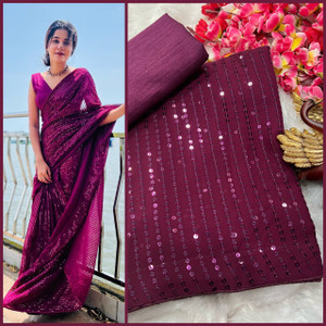 zili Embroidered Bollywood Georgette Saree