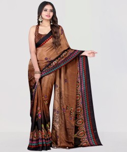 Leelavati Printed Daily Wear Crepe Saree