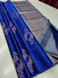 FAB WOVEN Woven Banarasi Art Silk Saree