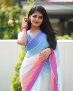 Keshia Printed Daily Wear Georgette Saree