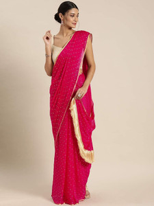 Prutha Fashions Self Design Bollywood Chiffon Saree