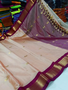 Fab Silk Embroidered Mysore Cotton Silk Saree
