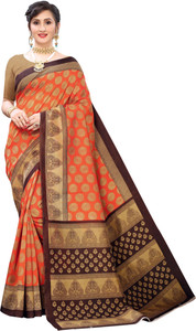 Fabwomen Printed Mysore Art Silk Saree