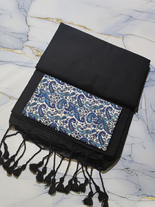 SMRITI HANDLOOM Printed Kalamkari Handloom Pure Cotton Saree