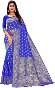 mahakay Woven Kanjivaram Silk Blend Saree