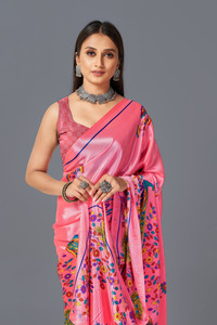 Leelavati Printed Daily Wear Crepe Saree