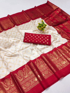Kanooda Prints Printed Mysore Art Silk Saree