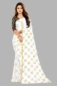 RHEY Printed Bollywood Chiffon Saree