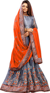 b bella creation Embellished Bollywood Net Saree