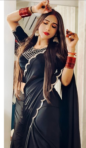 Labheshwari Embellished Bollywood Georgette Saree
