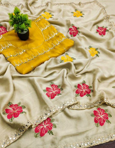 Sonika Fashions Embellished Bollywood Art Silk Saree