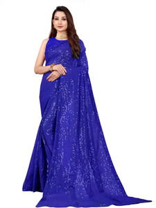 b bella creation Self Design Bollywood Georgette Saree