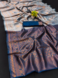 Embellished Bollywood Silk Blend Saree
