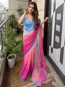 Keshia प्रिंटेड डेली वियर जोर्जेट साड़ी