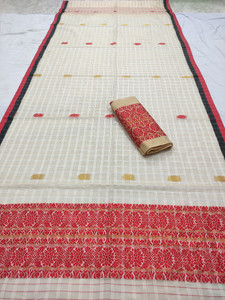 Mekhla Chador Woven Mekhela Chador Chiffon Saree