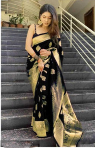 Aformi Woven Banarasi Art Silk Saree