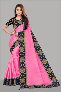 ONTIC LIFESTYLE Self Design Assam Silk Art Silk Saree