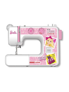 USHA My Fab Barbie Electric Sewing Machine 21 built-in stitches 750 SPM White