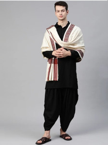 Pink World Wool Solid Men Shawl