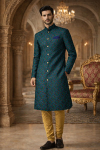 Ethzy Solid Sherwani