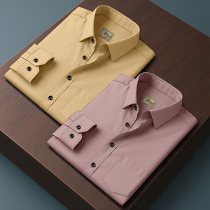 Khushi Creation Men Solid Casual Multicolor Shirt