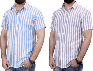 Auzaai Collections Men Self Design Casual Multicolor Shirt