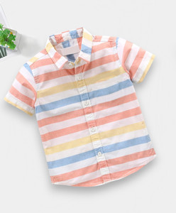 KILLER Boys Striped Casual Multicolor Shirt