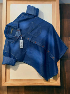 Deniyes Men Dark Blue Casual Shirt - Image 1
