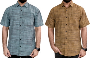 Auzanoor Collection Men Self Design Casual Multicolor Shirt