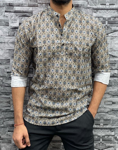 Sedum Sestri Men Printed Straight Kurta