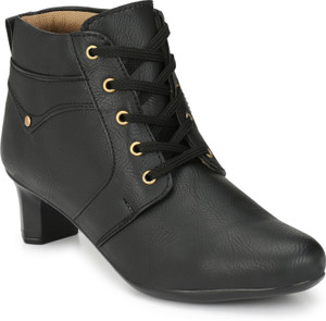 Neso Woman Leather Partywear High Heels Boots Boots For Women