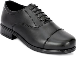 KATENIA Lightweight Faux Leather and Oxford Police Shoes Oxford For Men