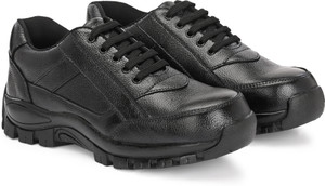 WALKMORA Genuine Leather Steel Toe Industrial Safety Shoes Casuals For Men
