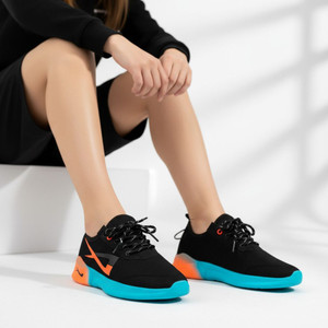 JK PORT Fashionable Mens Black Sports Shoes For Running, Gyming, Walking, Cycling, Jogging, Bowling, Cricket, Dancing And outdoor Casual Shoes. Running Shoes For Men