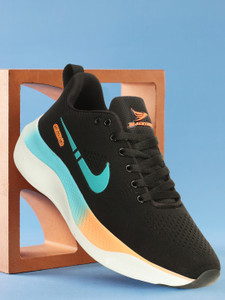 BLACKTOWN BLACKTOWN D-01 Runner M Running Shoes For Men (BLACK) Running Shoes For Men